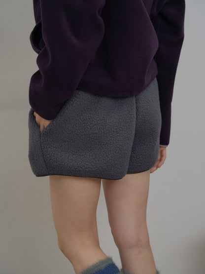 fleece short pants