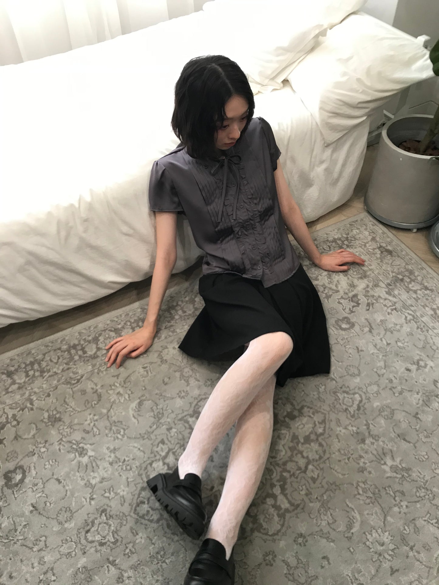 vintage frill  blouse