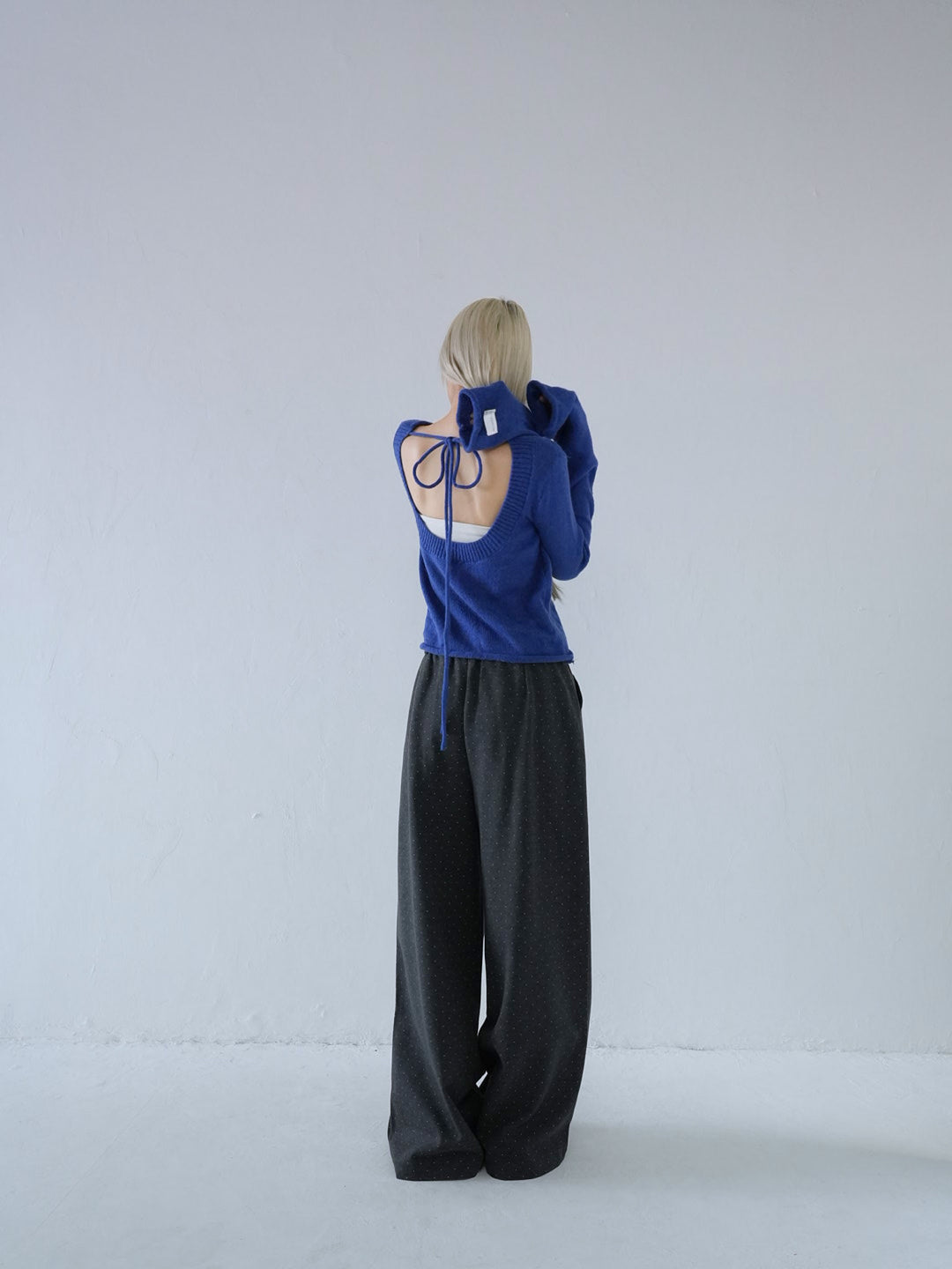【 10月中旬発送予定 】tie ribbon knit