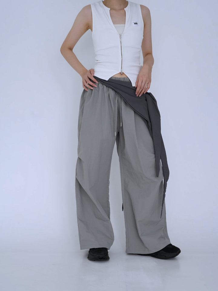 ultra wide drawstring pants