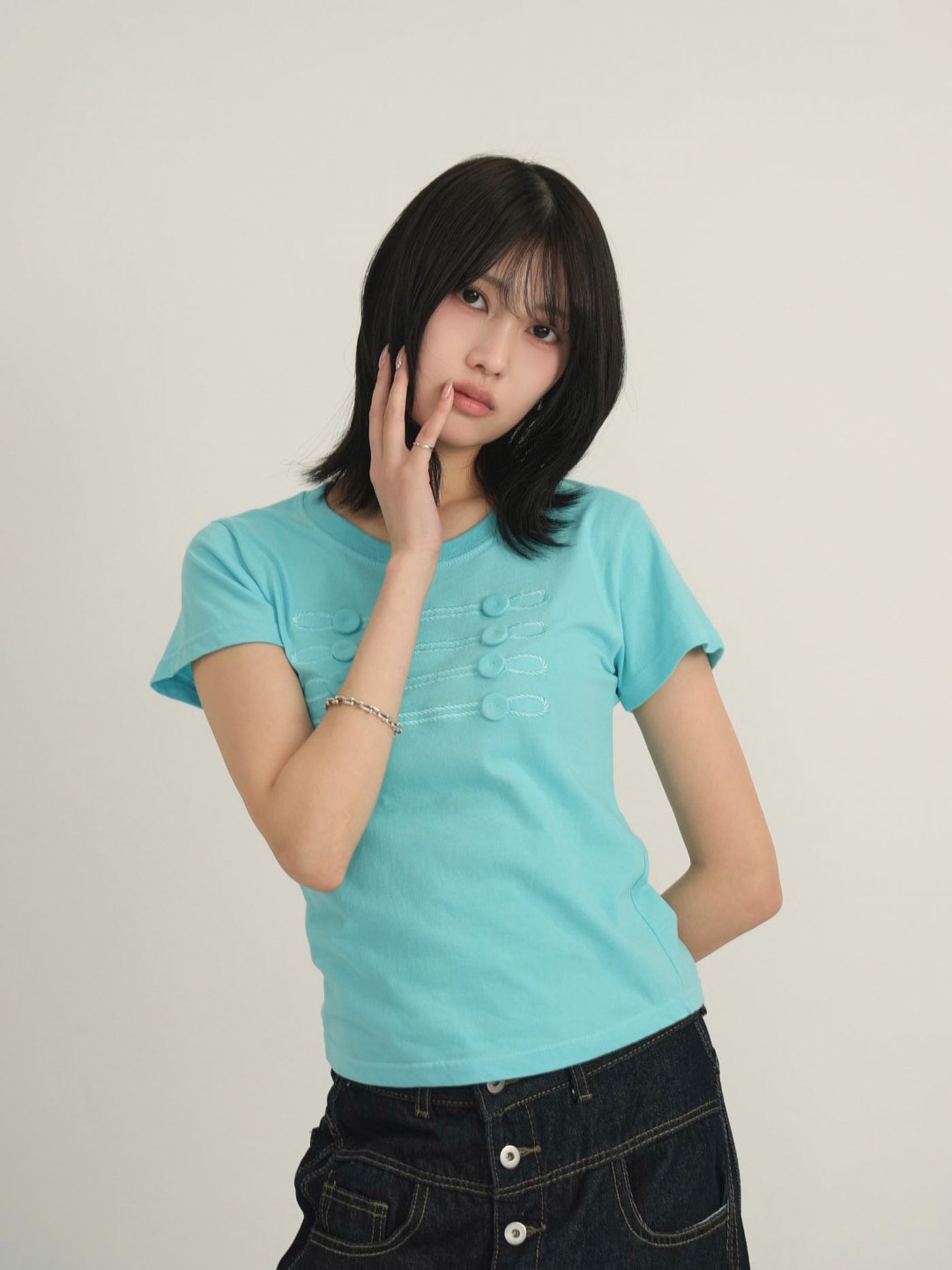 military button tee