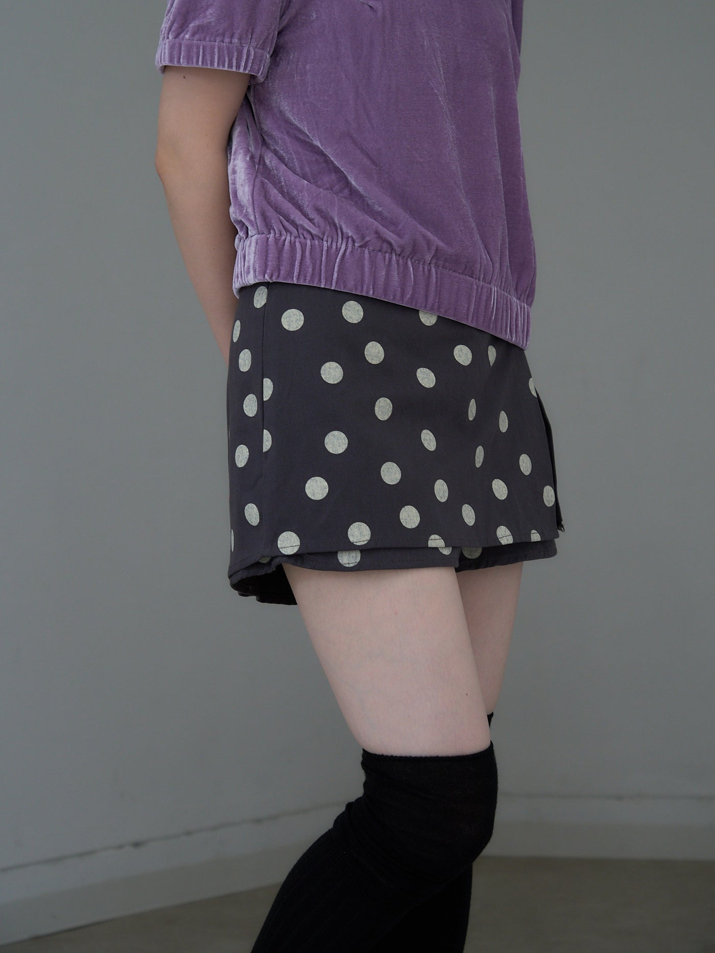 dot print culotte