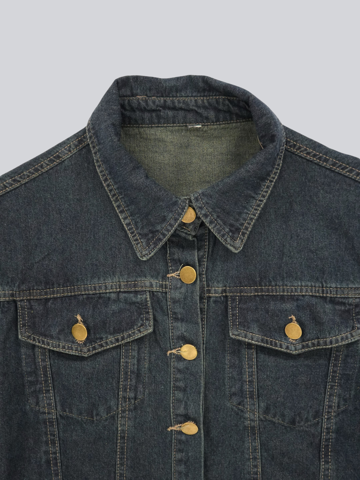 denim short jacket