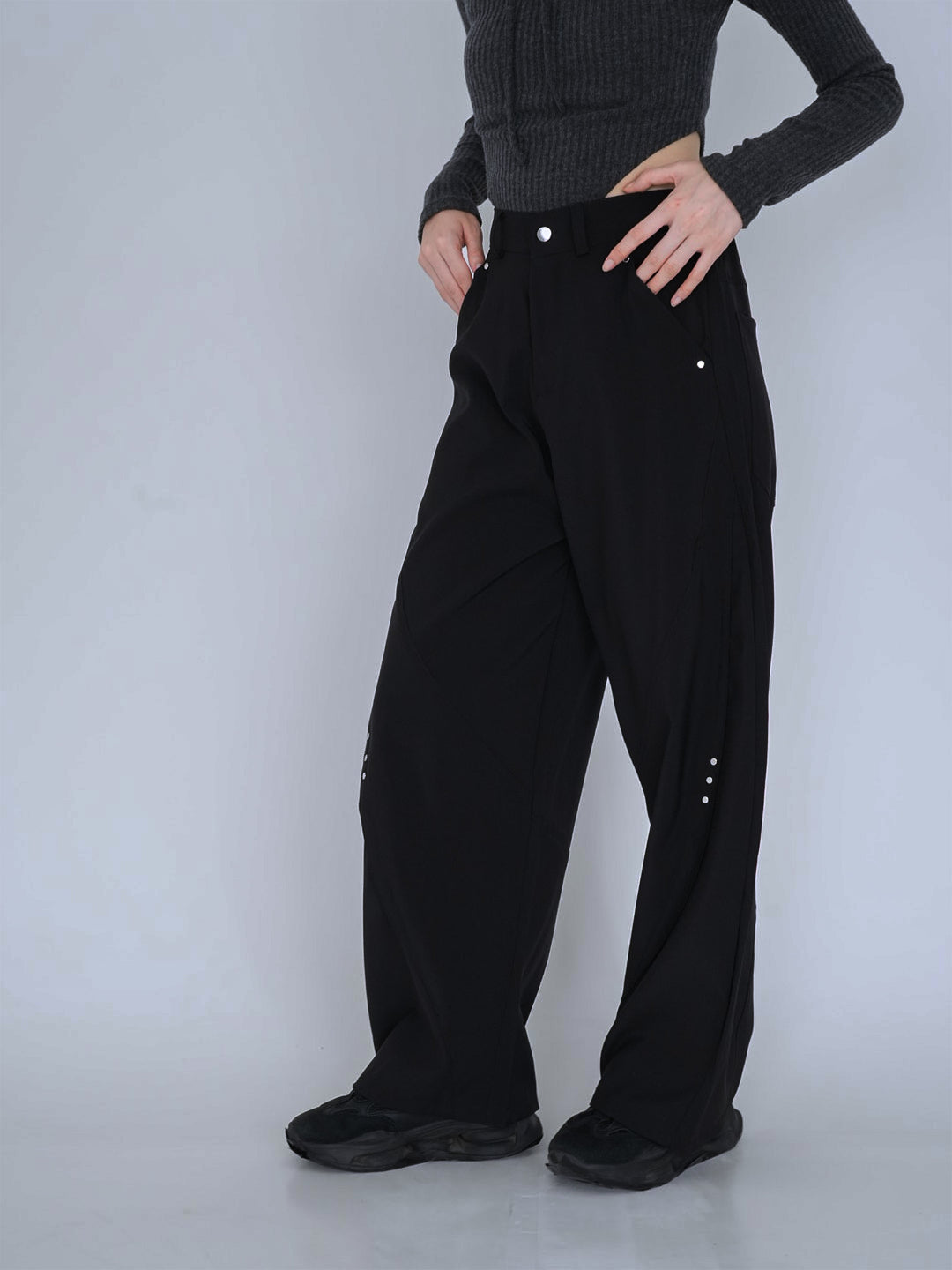 【8月29日発送予定】stitched wide pants