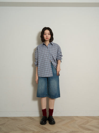 check shirt set