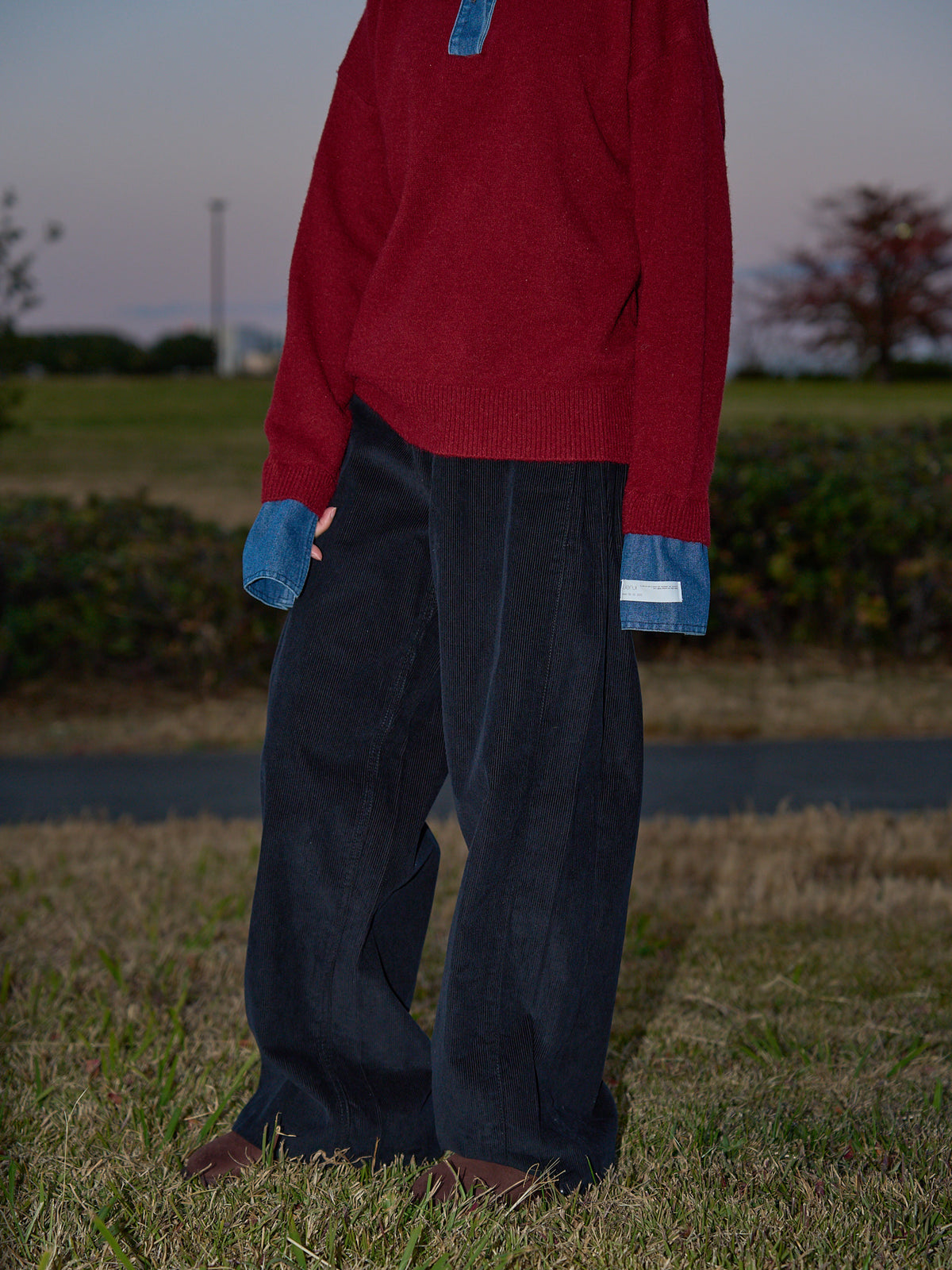 corduroy bootcut pants