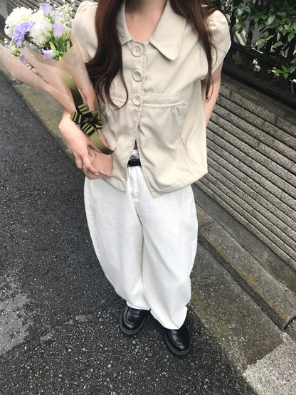 ribbon pocket pants