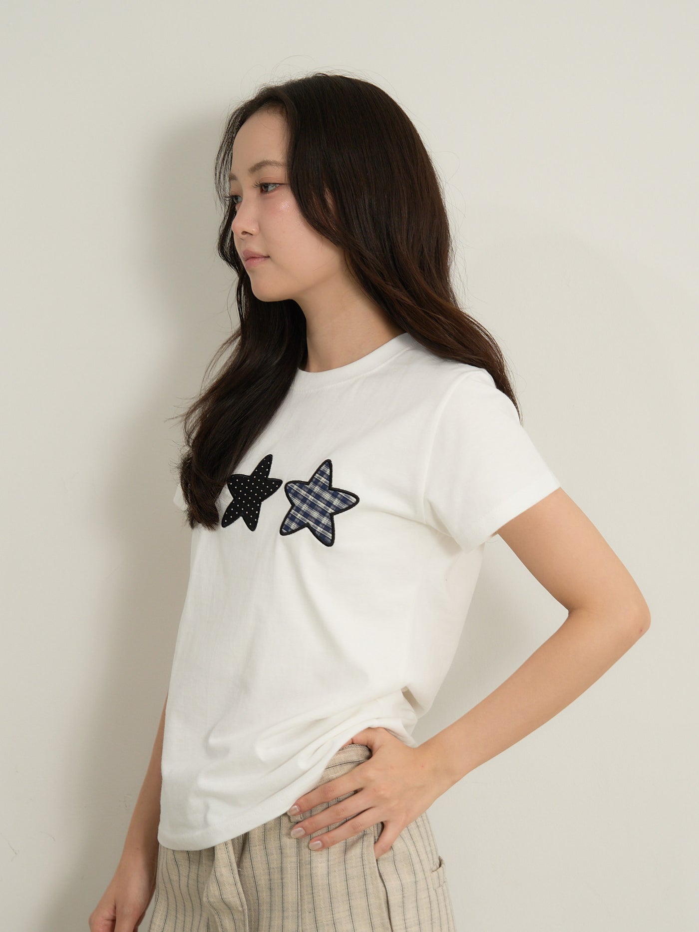 star patch tee