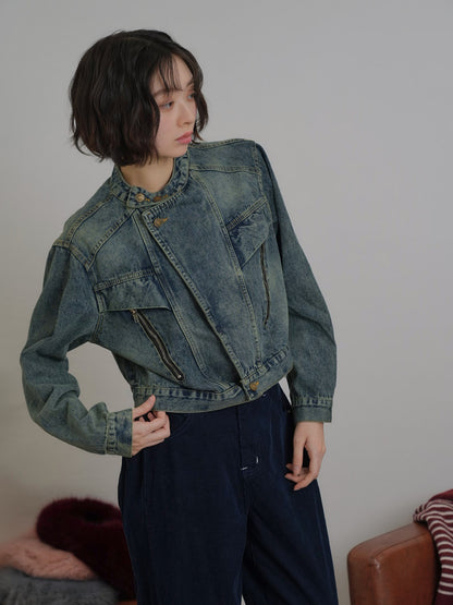 short denim jacket