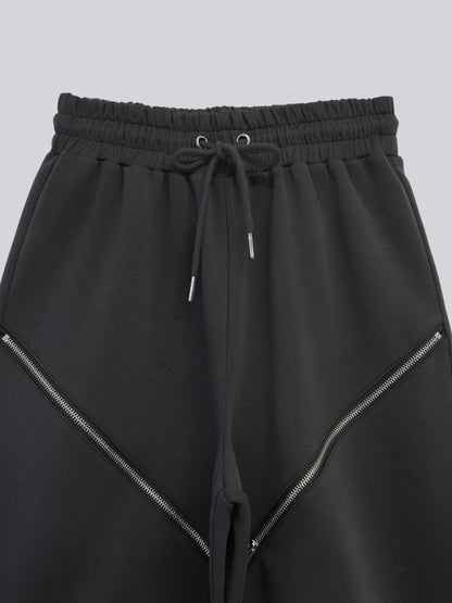 random zip pants
