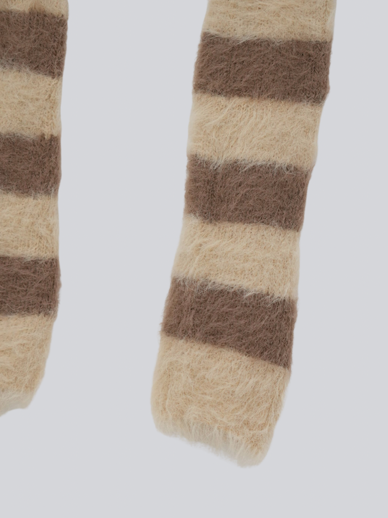 border knit leg warmer