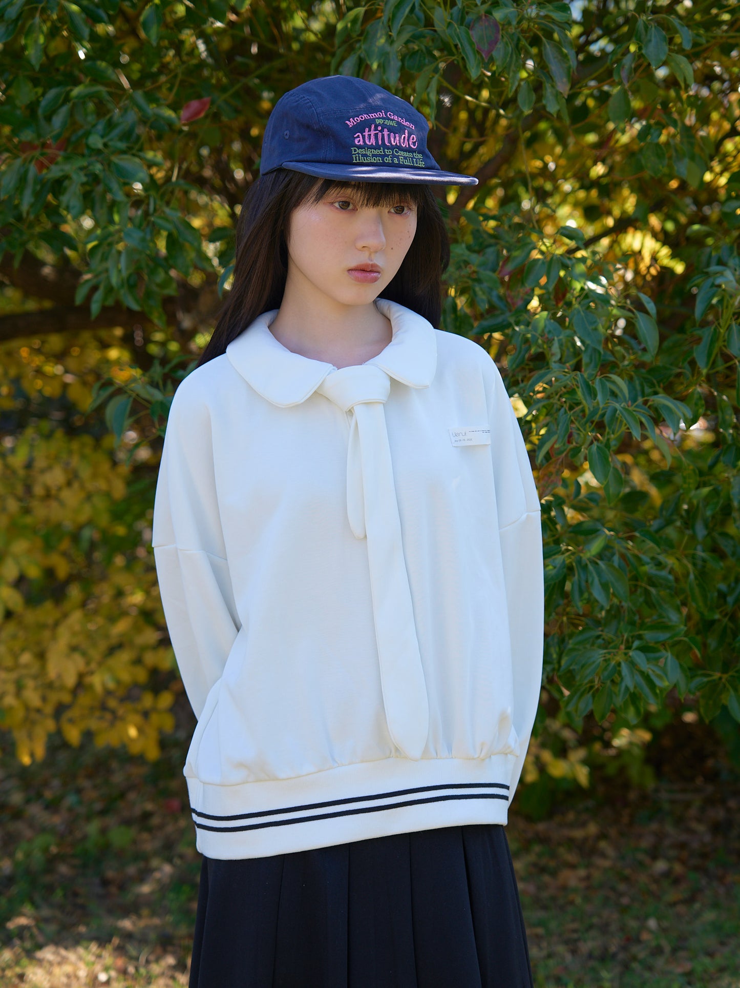 logo embroidered cap