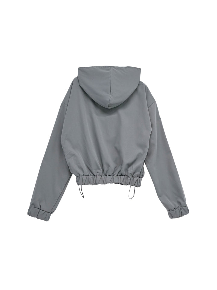 【9月10日発送予定】drawstring gather hoodie