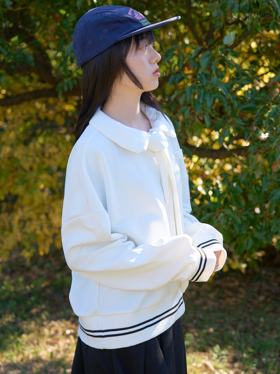 white sailor sweat