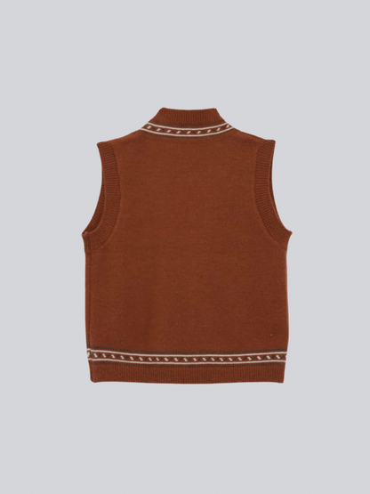 retro knit vest