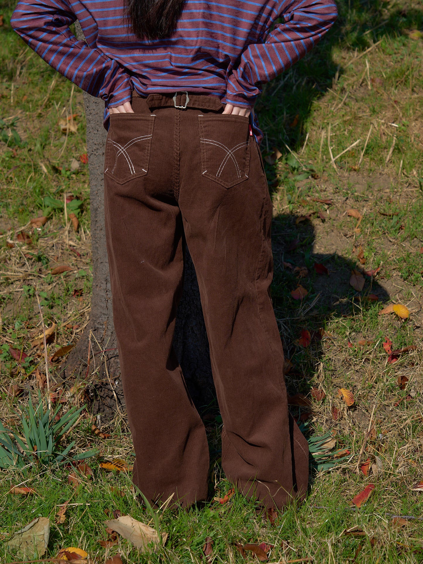 corduroy bootcut pants