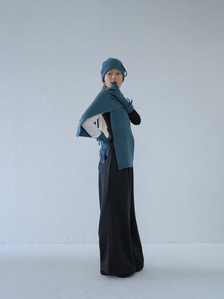 【10月中旬発送予定】ribbon knit 3piece set