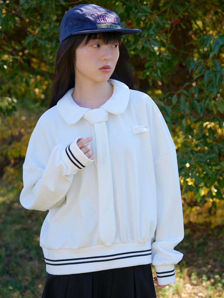 white sailor sweat