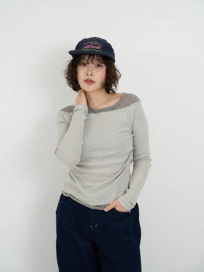 border long sleeve top