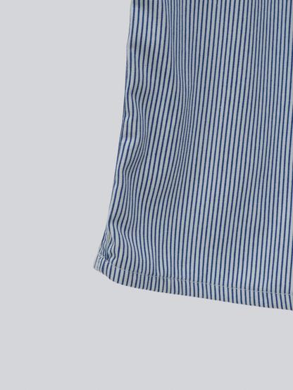 stripe wide loose pants