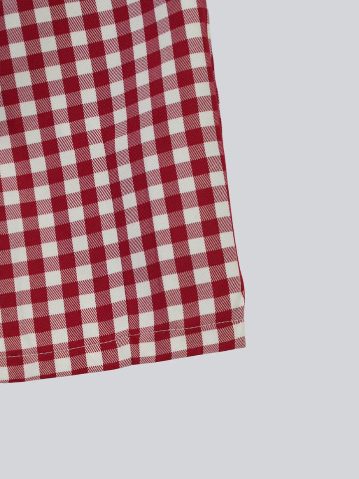 【 10月上旬発送予定 】gingham check wide pants