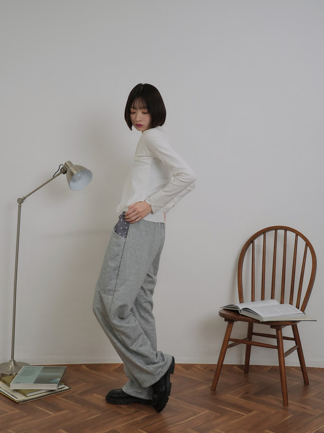 petit star pocket sweat pants