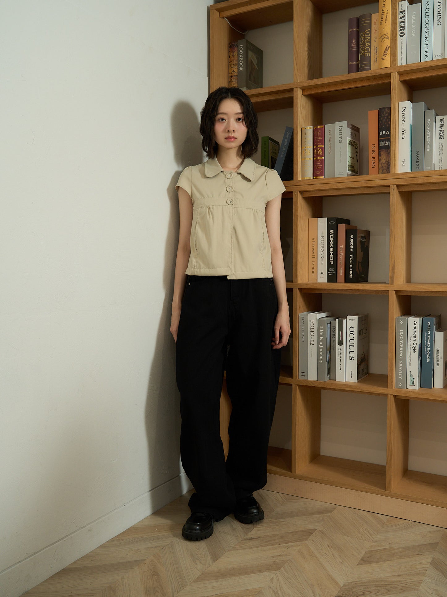 ribbon pocket pants