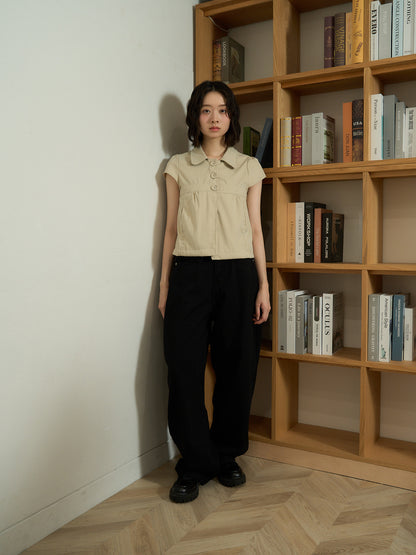 ribbon pocket pants