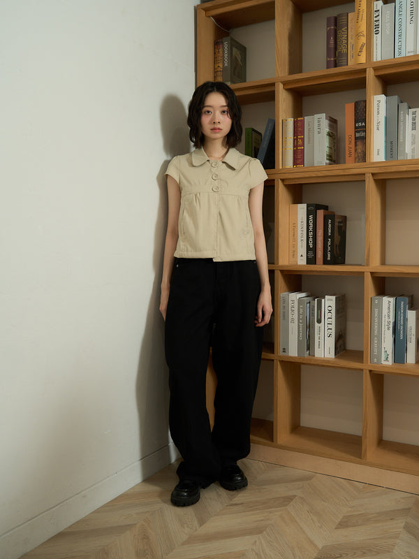 ribbon pocket pants