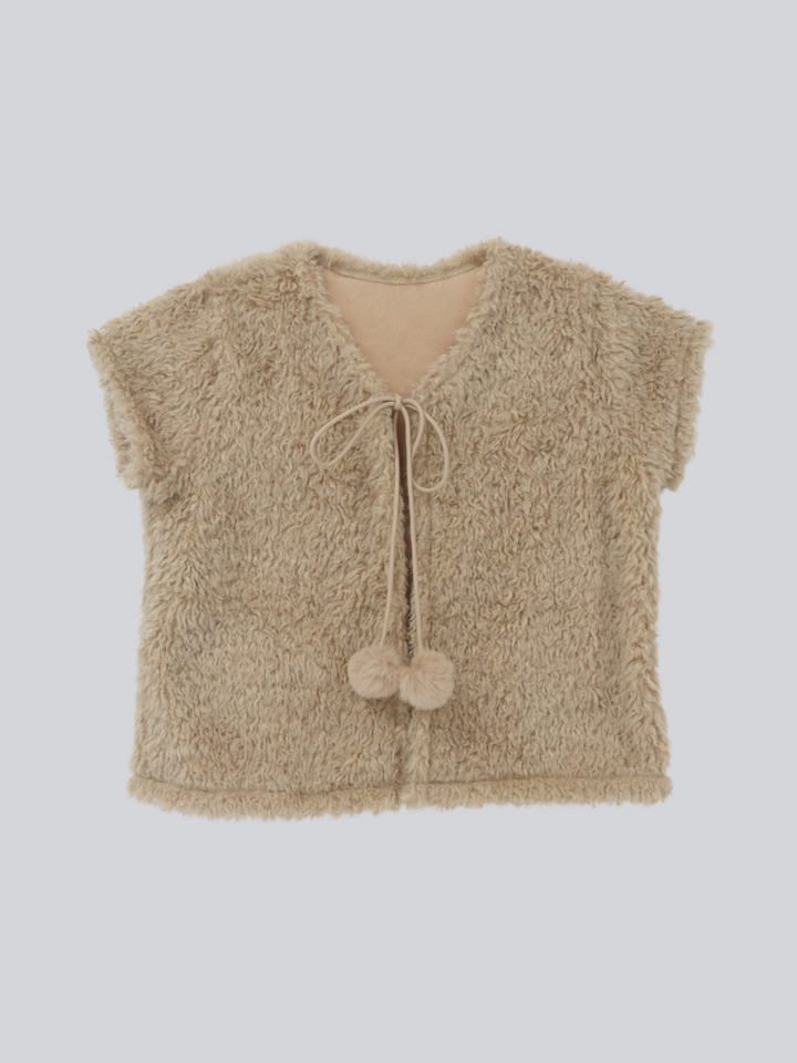fur knit vest【 1/15 19時発売 】