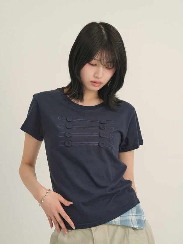 military button tee