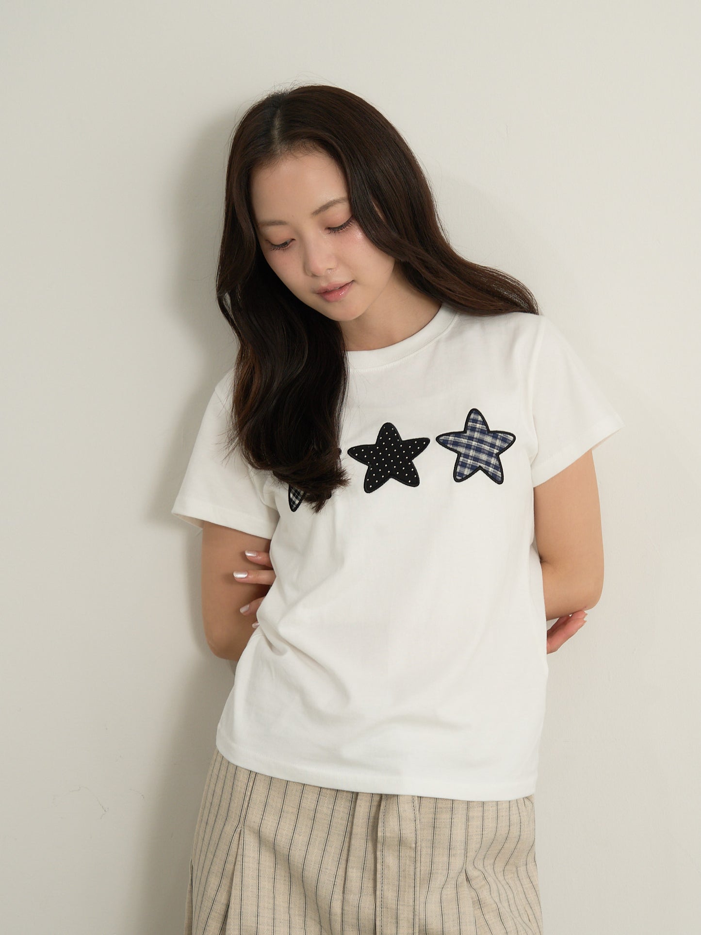 star patch tee
