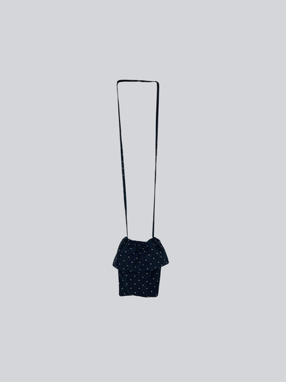 dot sleeveless blouse set