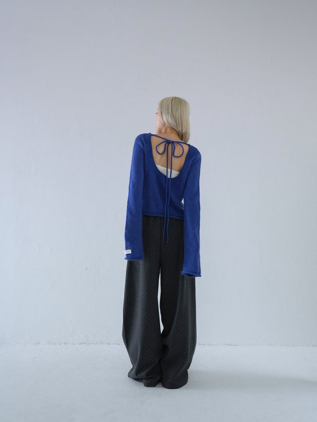 【 10月中旬発送予定 】tie ribbon knit
