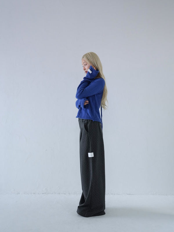 リボン クロップドニット カジュアルガーリー レディース Uenui