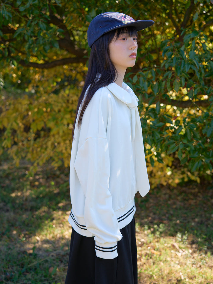 white sailor sweat