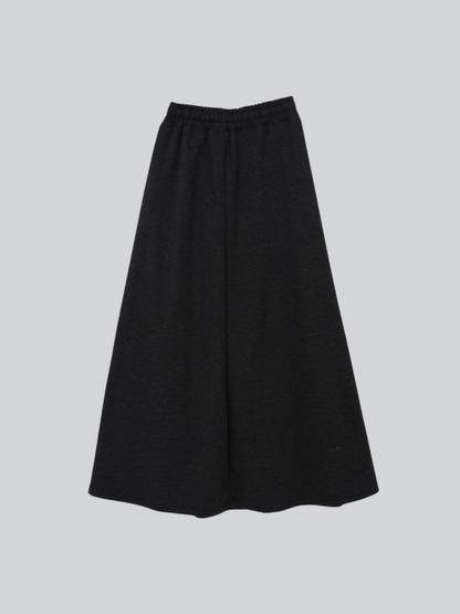 sweat maxi skirt