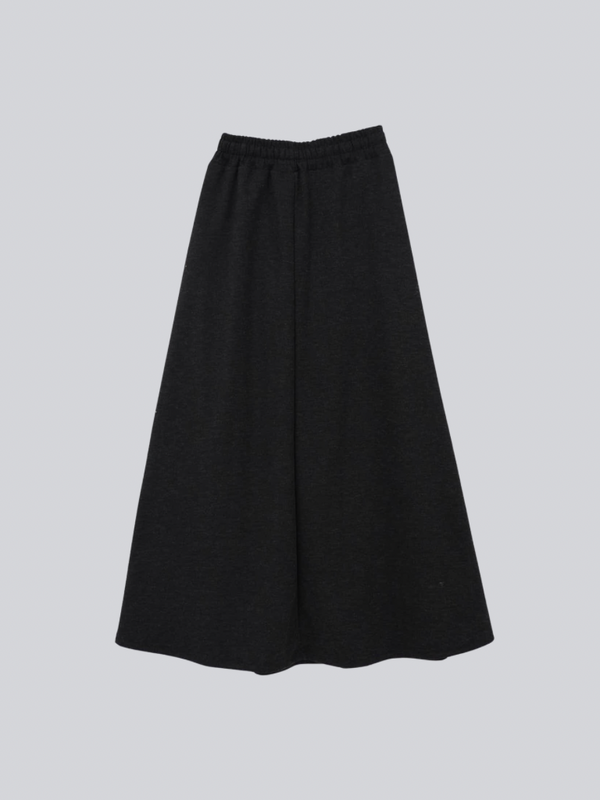 sweat maxi skirt