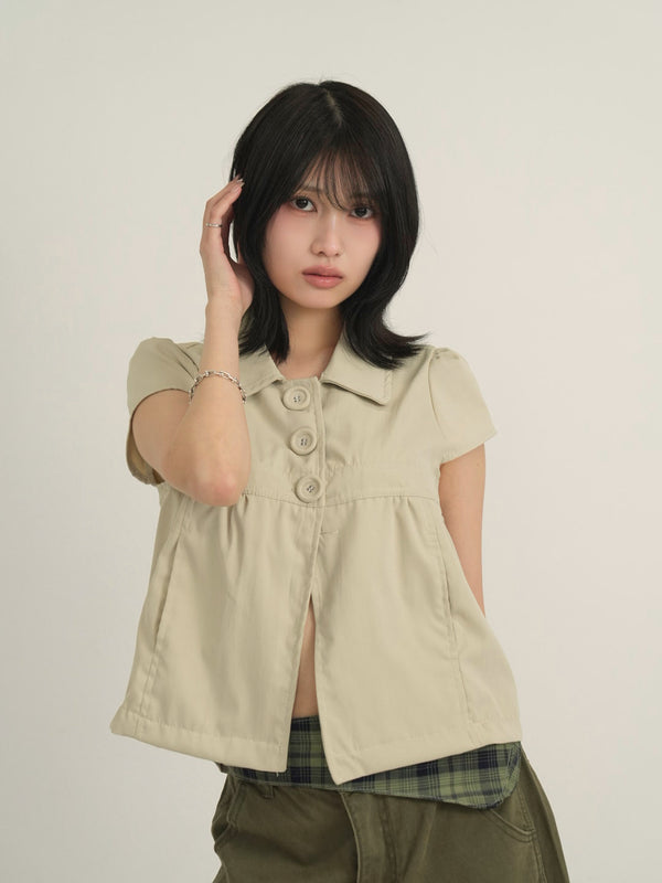 button blouse top