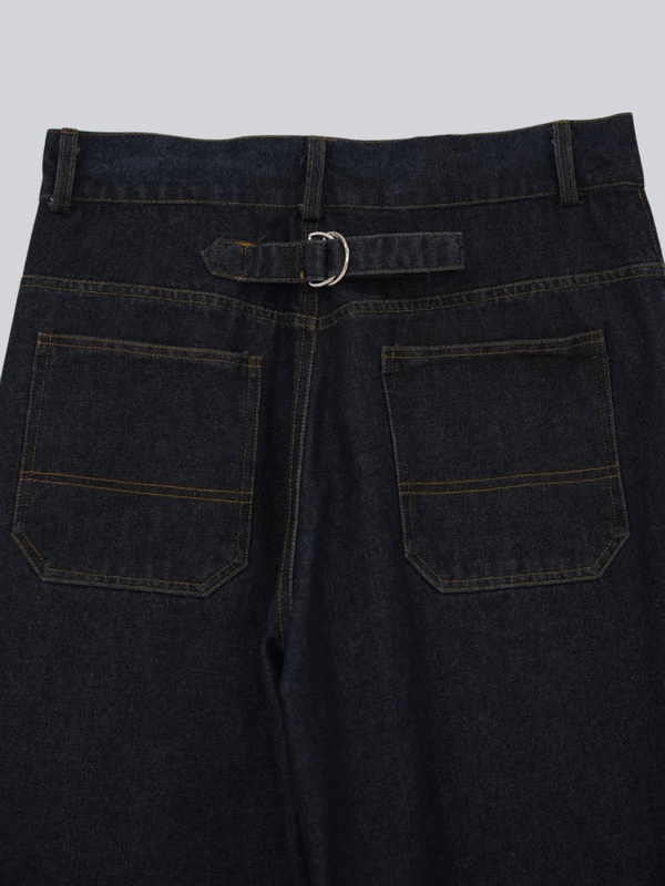 バギー ワイドデニムパンツ 大人カジュアル レディース Uenui