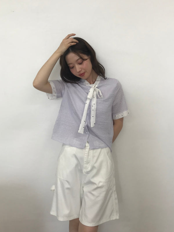stripe dot shirt