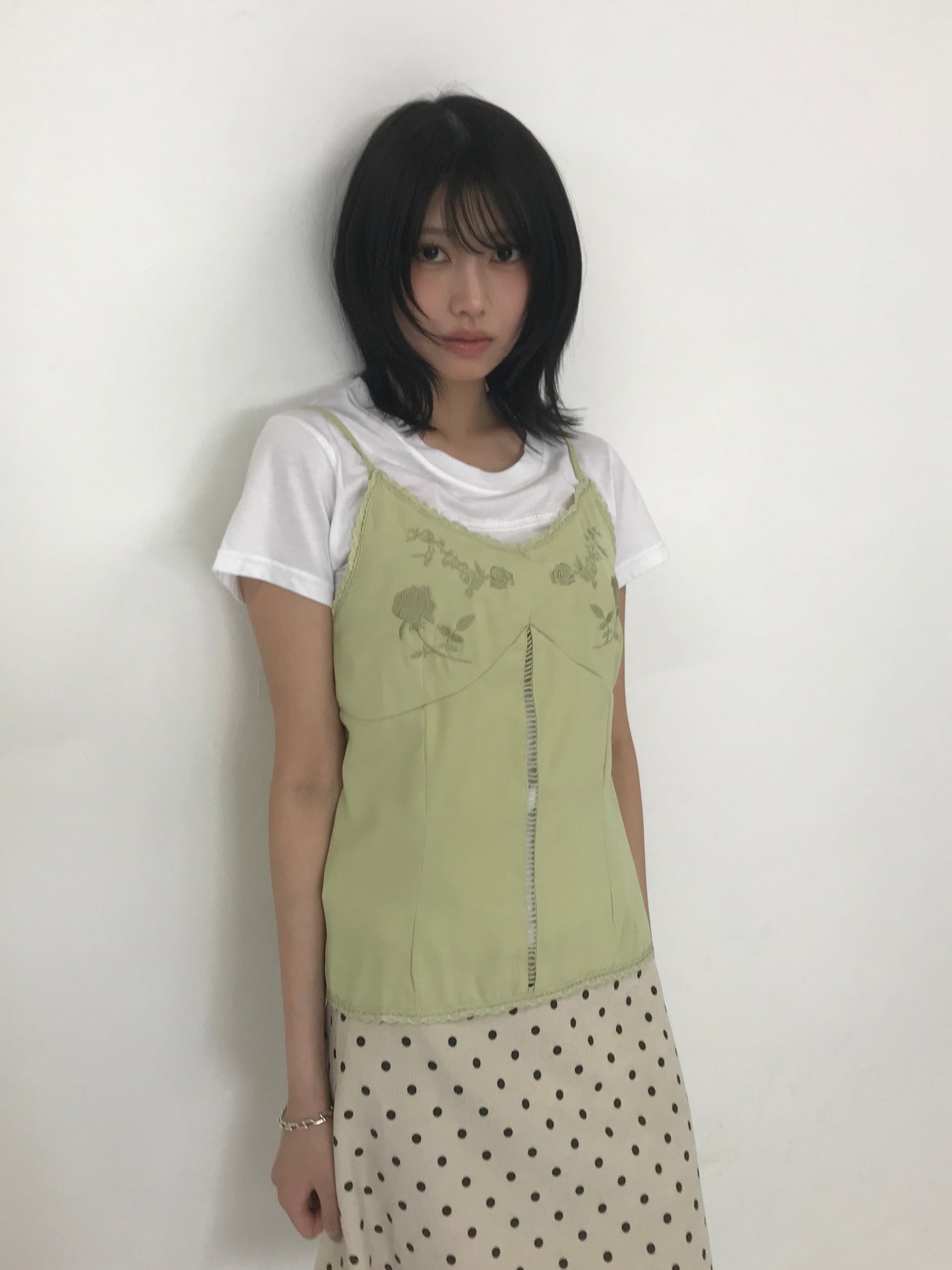 embroidery cami top