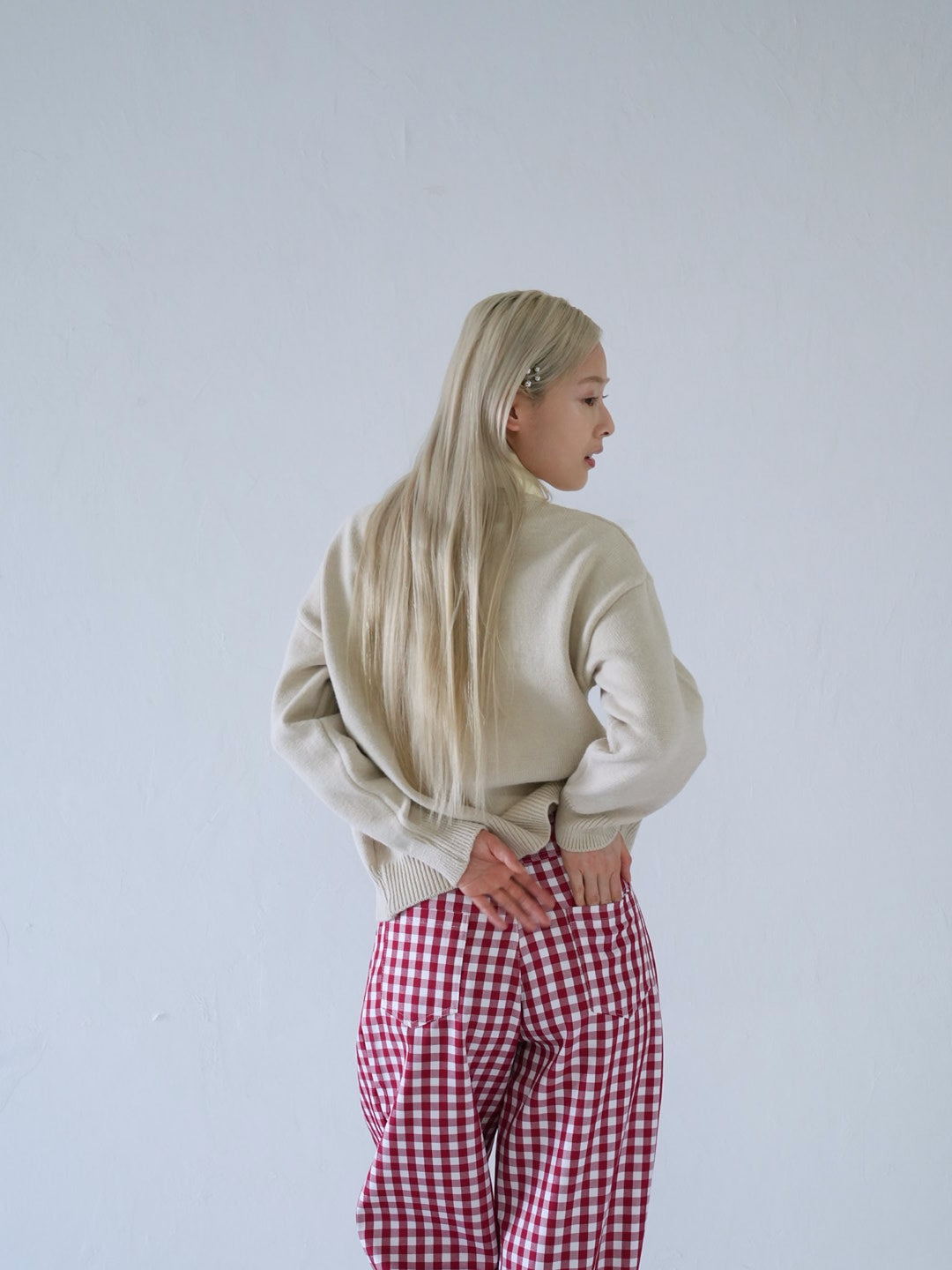 【 10月上旬発送予定 】duck knit sweater