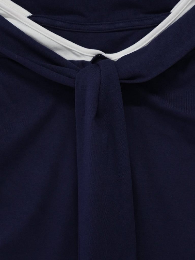 off shoulder twist ribbon top