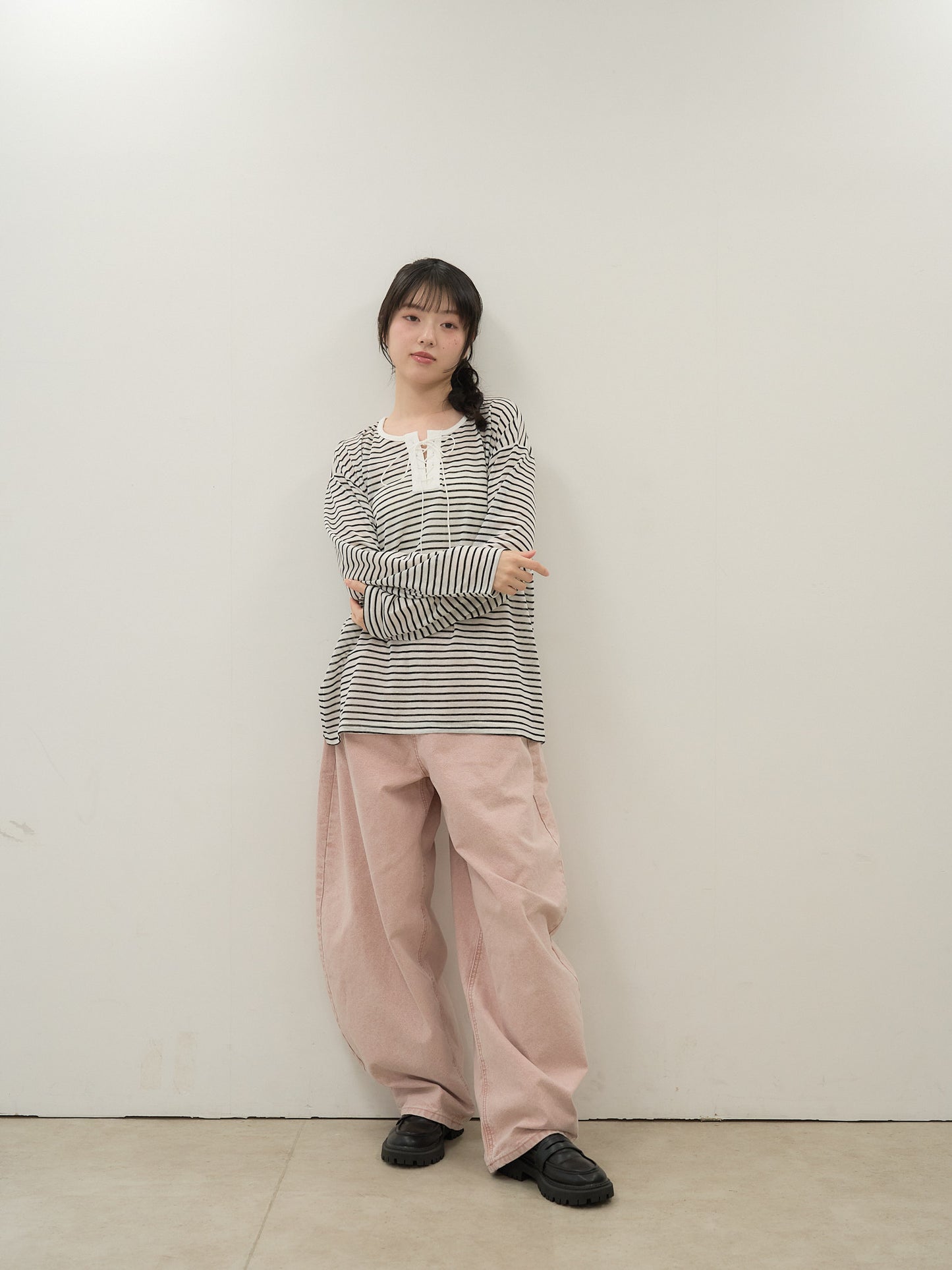 wide color pants
