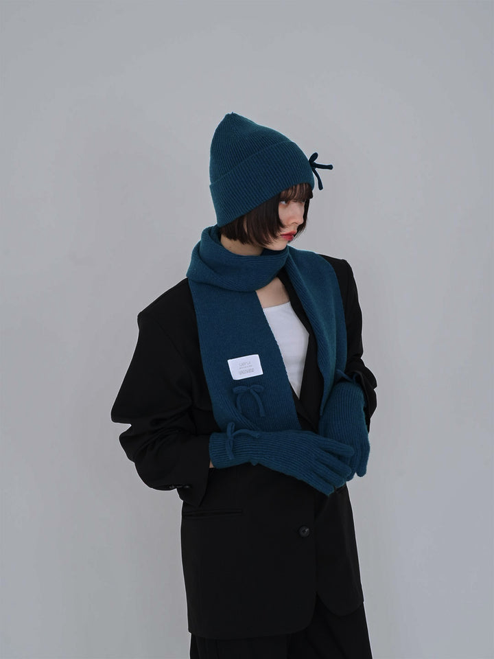【8月26日発送予定】ribbon knit 3piece set