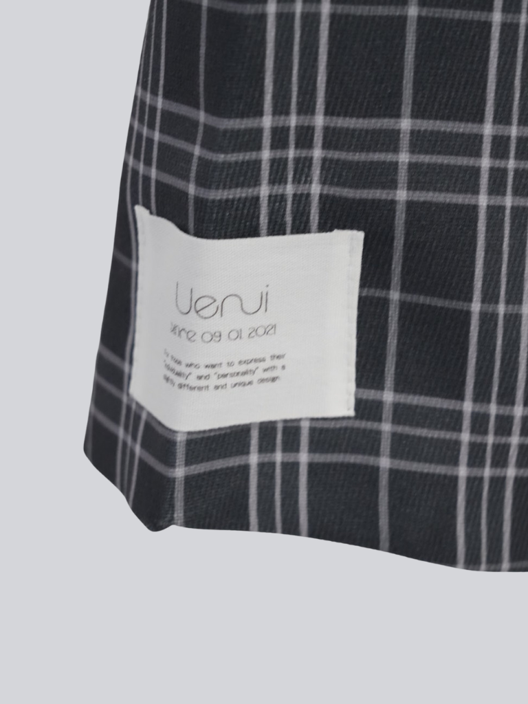 3piece check jacket and skirt