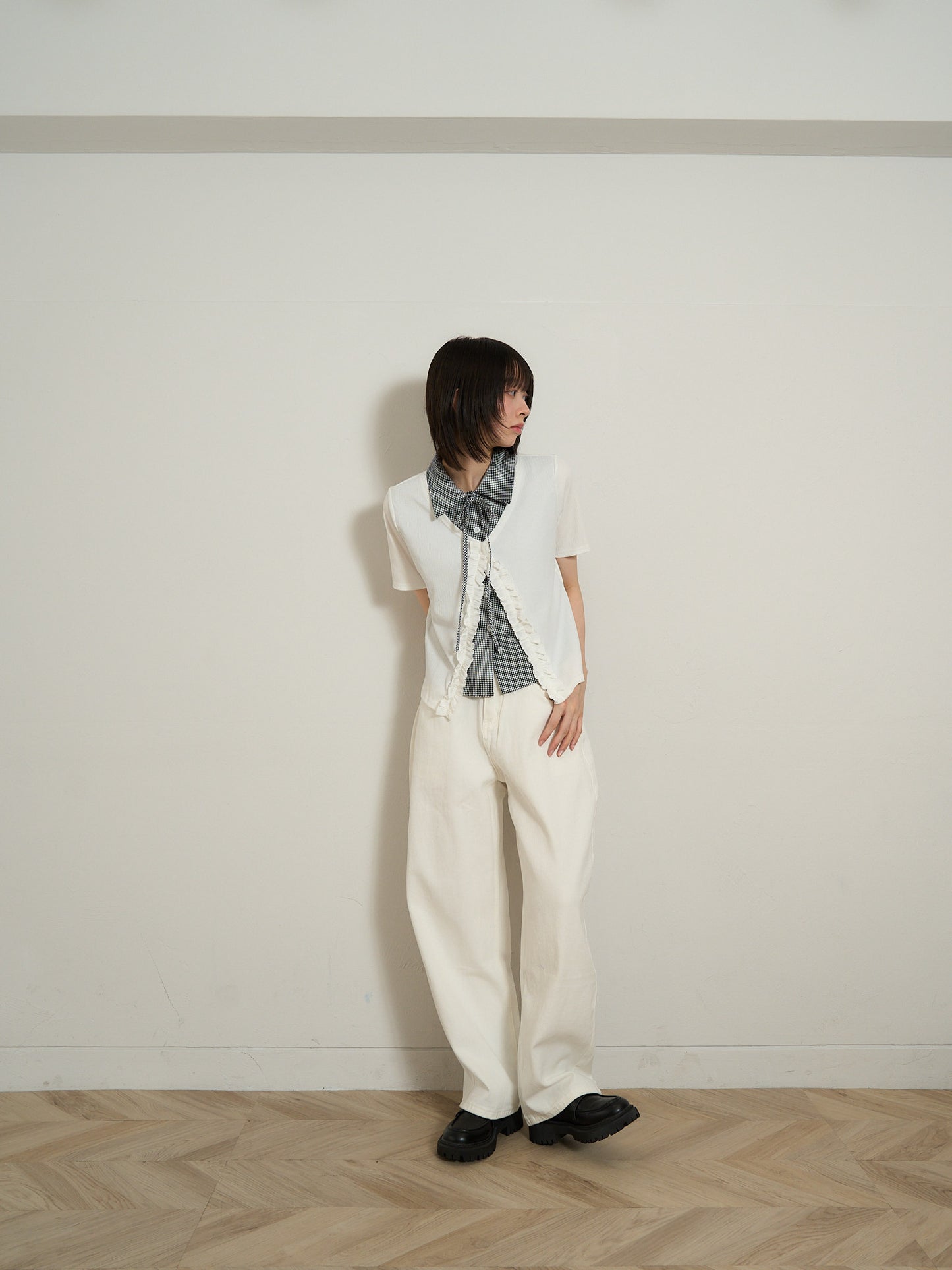 ribbon pocket pants