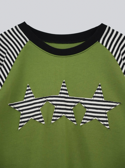 star patch border sweat