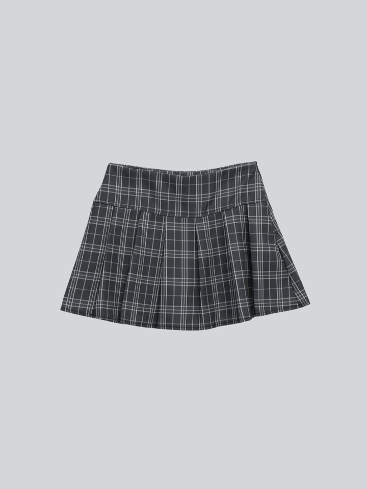 3piece check jacket and skirt